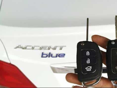 Làm chìa khoá xe Hyundai Accent-Blue – Làm Chìa Khóa Xe Ôtô